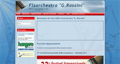 Desktop Screenshot of fisorchestra-g-rossini.it