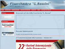 Tablet Screenshot of fisorchestra-g-rossini.it
